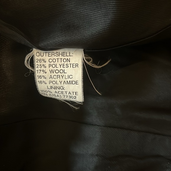 Zara wool blend coat with funnel collar - Picture 6 of 8